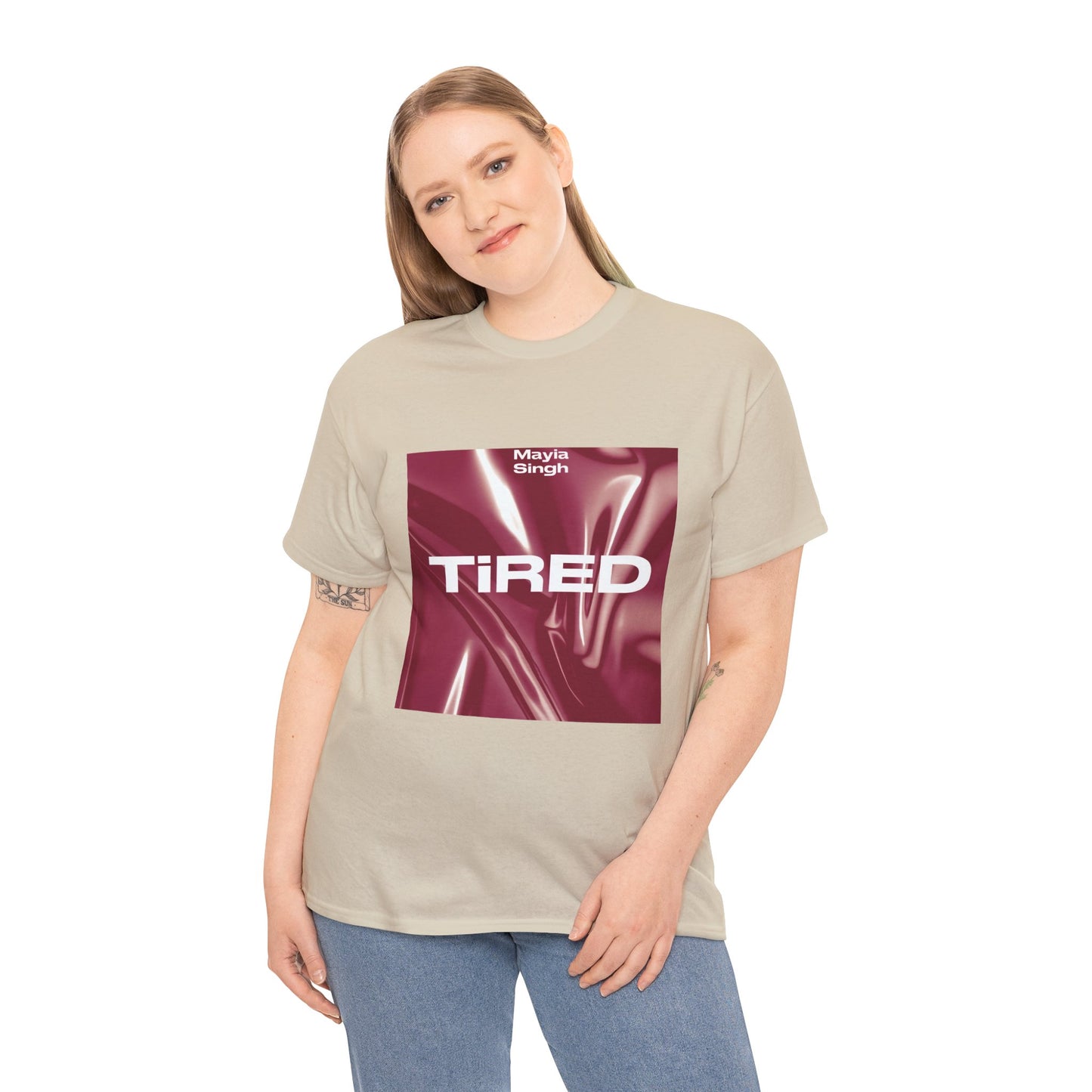 Mayia Singh “Tired” Unisex Heavy Cotton Tee