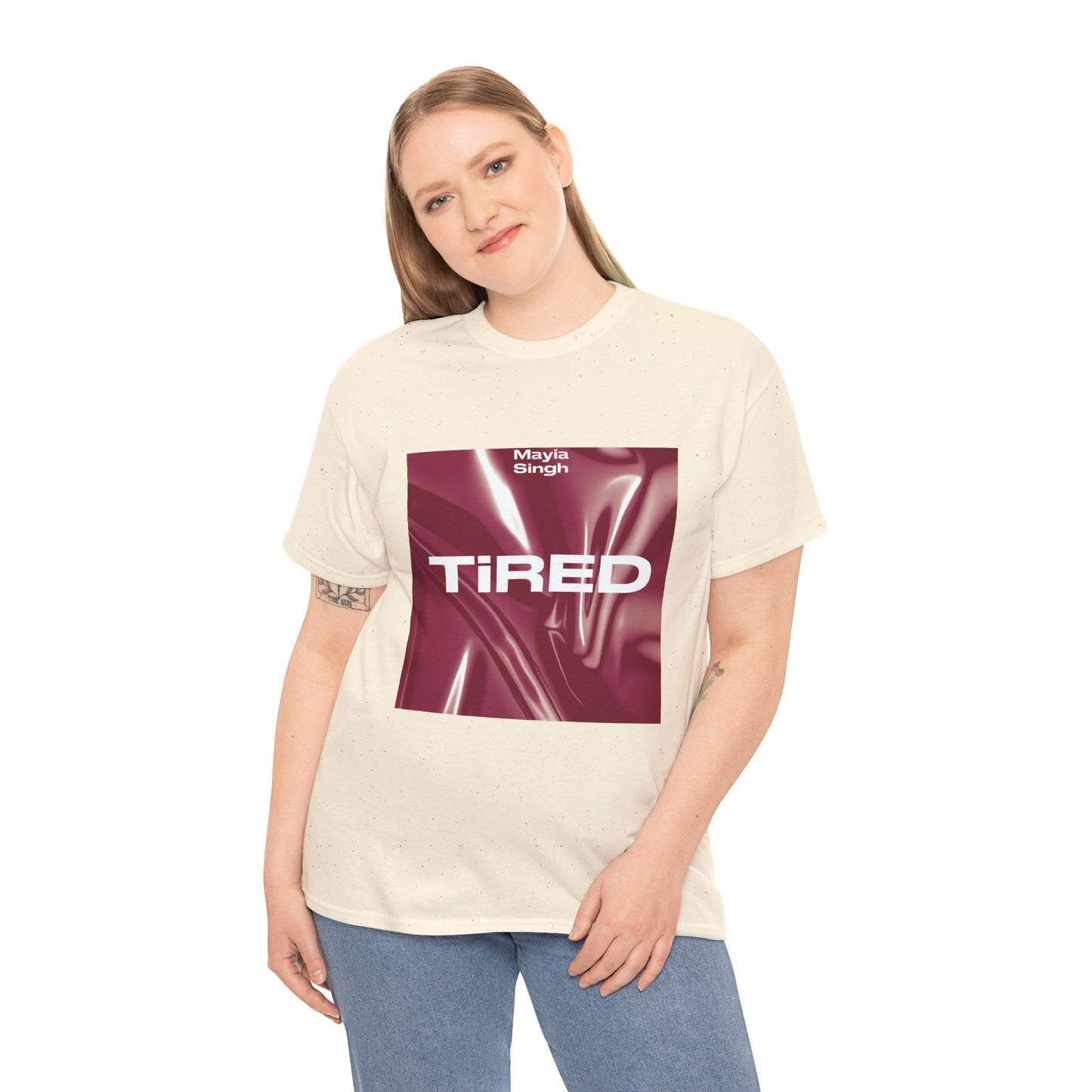 Mayia Singh “Tired” Unisex Heavy Cotton Tee