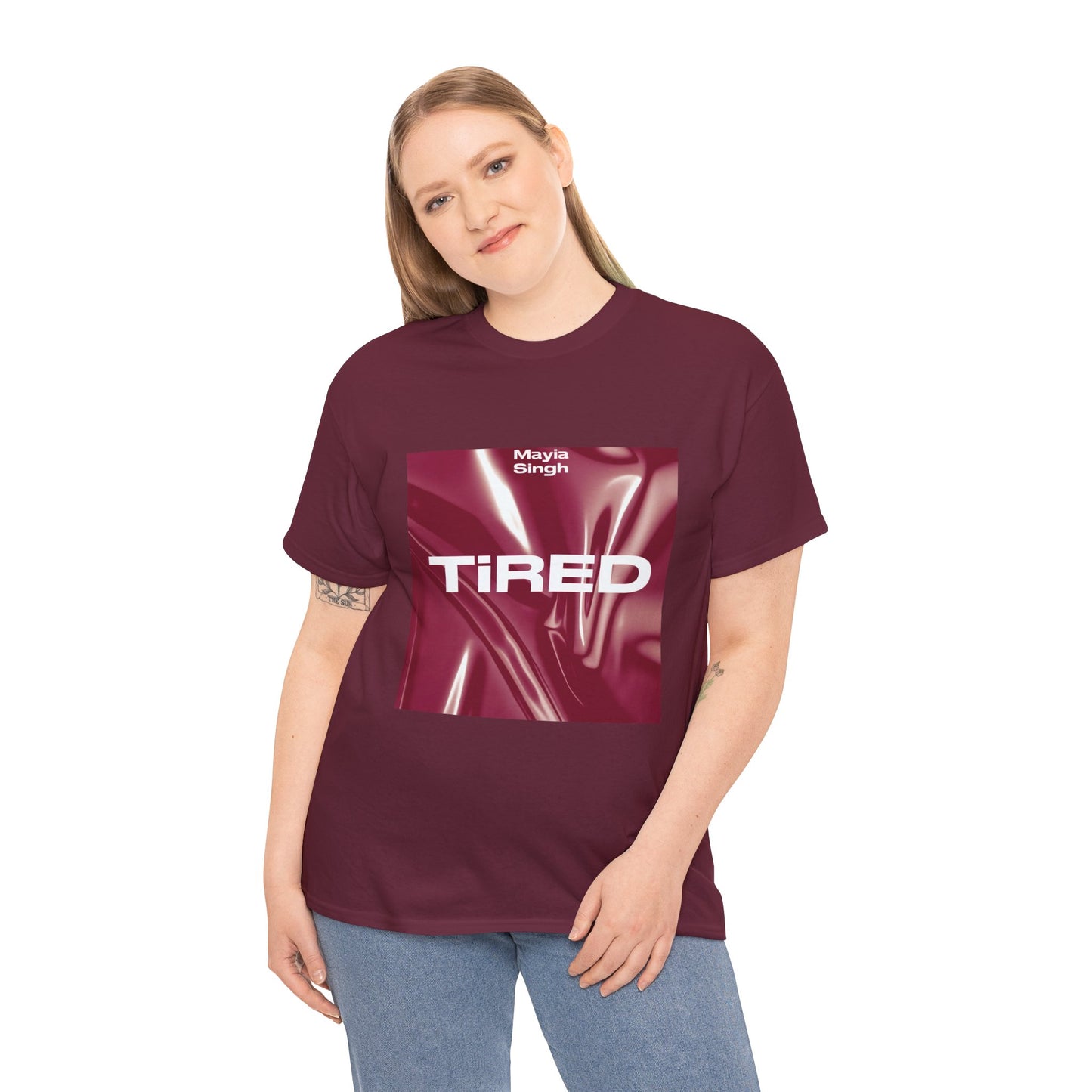 Mayia Singh “Tired” Unisex Heavy Cotton Tee